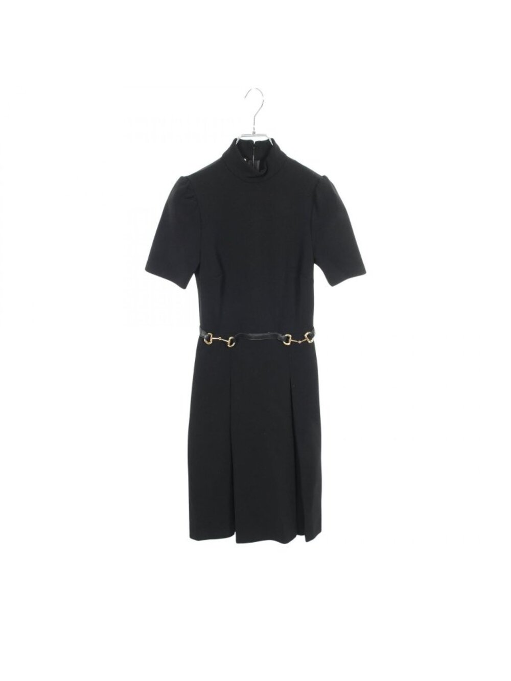 Gucci Dress Horsebit Short Sleeve Rayon Nylon